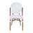 Indoor/Outdoor All-Weather Commercial Paris Chairs with Bamboo Print Frame-130346789-130346790