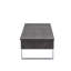 Table basse à plateau relevable en bois gris et argent 47 po-391332228