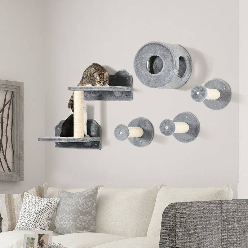 Pet Wall-mounted Climbing Shelf Set