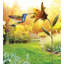 Piquet de jardin en métal Hummingbird Flower-1690802841