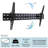 DCOR Design Single Screen Wall Mount