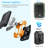 Portable Waist Fan with Digital Display 3 Speeds USB Rechargeable Clip On Fan-99274477