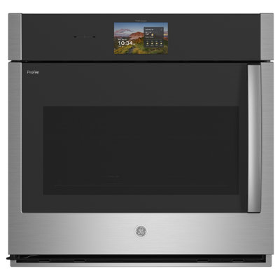 GE Profile™ 30" Smart Built-In Convection Single Wall Oven with Left-Hand Side-Swing Doors