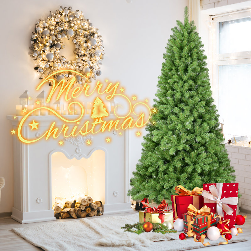 Unlit Green Christmas Tree, 6 ft