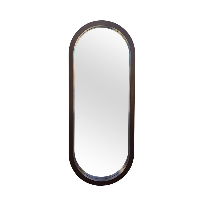 Grand miroir à pilules, 55,1 po x 21,7 po, Brun