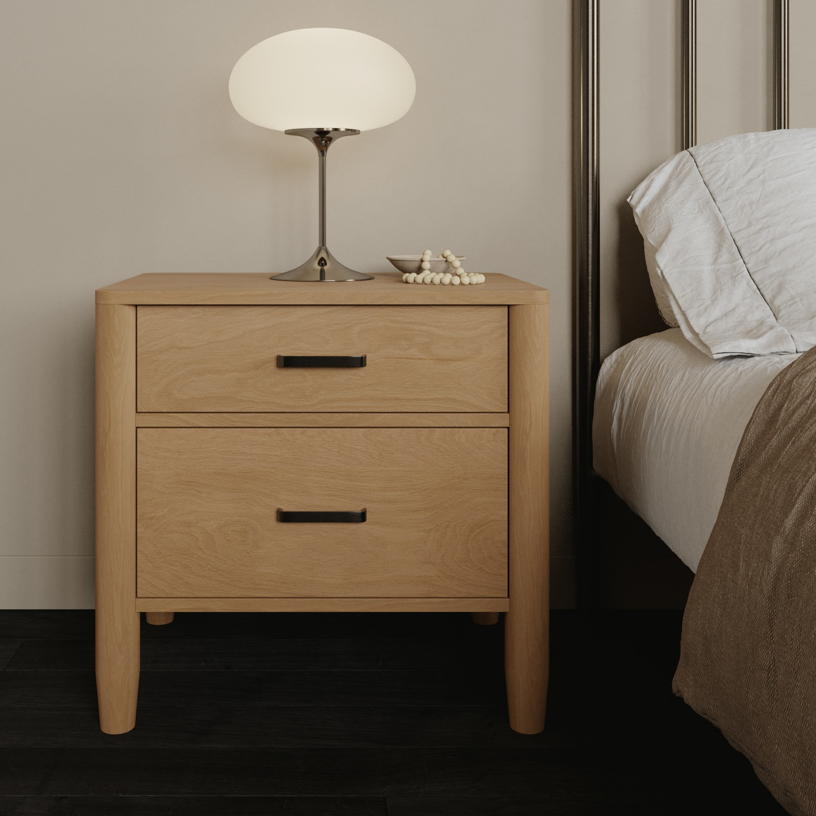 Dawes 26" Nightstand In Enhanced Natural Oak