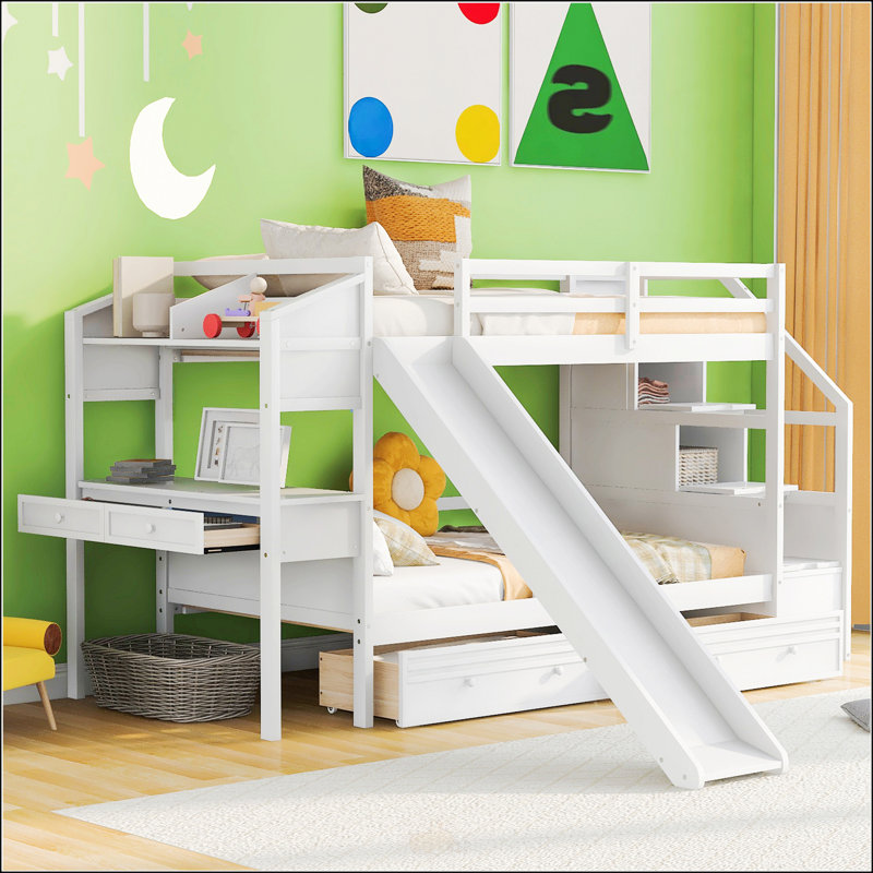 Bunk Bed With Storage Staircase