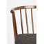 Chaise avec accoudoirs gris / brun Guimond