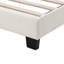 Lit plateforme tapissier Anij