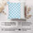Gingham Light Blue Pattern XIV Modern-99599950