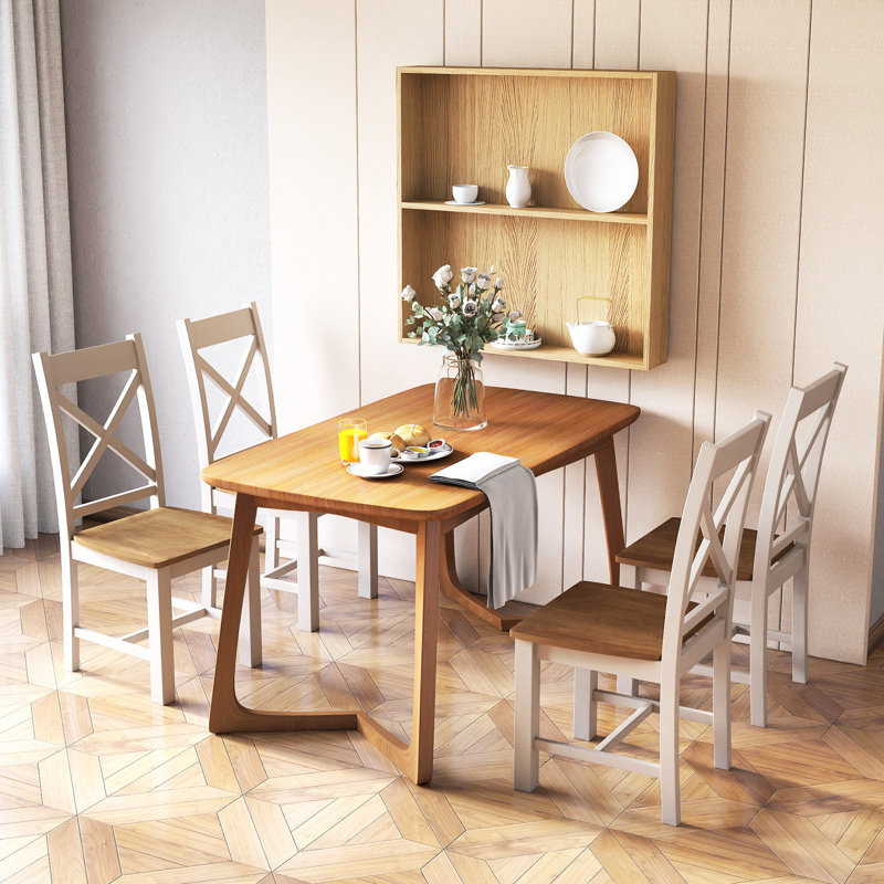 Biscoe 44cm H Solid Wood Side Chair