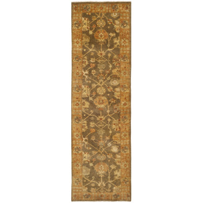Oushak Hand Knotted Wool Oriental Rug