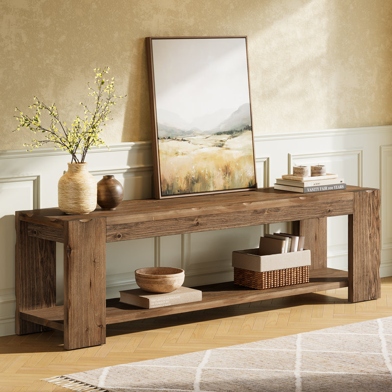 55" Solid Wood TV Stand