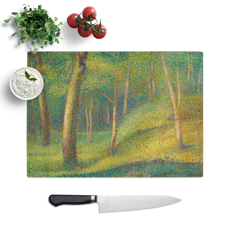 Woodland Forest by Henri Le Sidaner Chopping Board, 0.4cm H x 20cm W x 28.5cm L