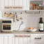 Armoire de rangement pour garde-manger autoportante 71 po H avec porte-bouteilles, 5 portes et tablettes réglables-915890047