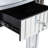 100cm Glass Top Console Table