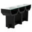 Ando 75'' W Glass Console Table
