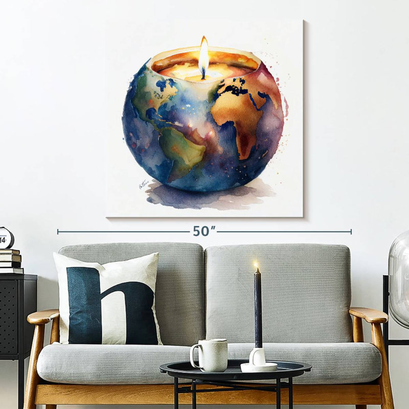 Khyia Climate Changing, 33" H x 33" W