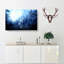 White Wolves In The Forest In Abstract - Wrapped Canvas-55301540