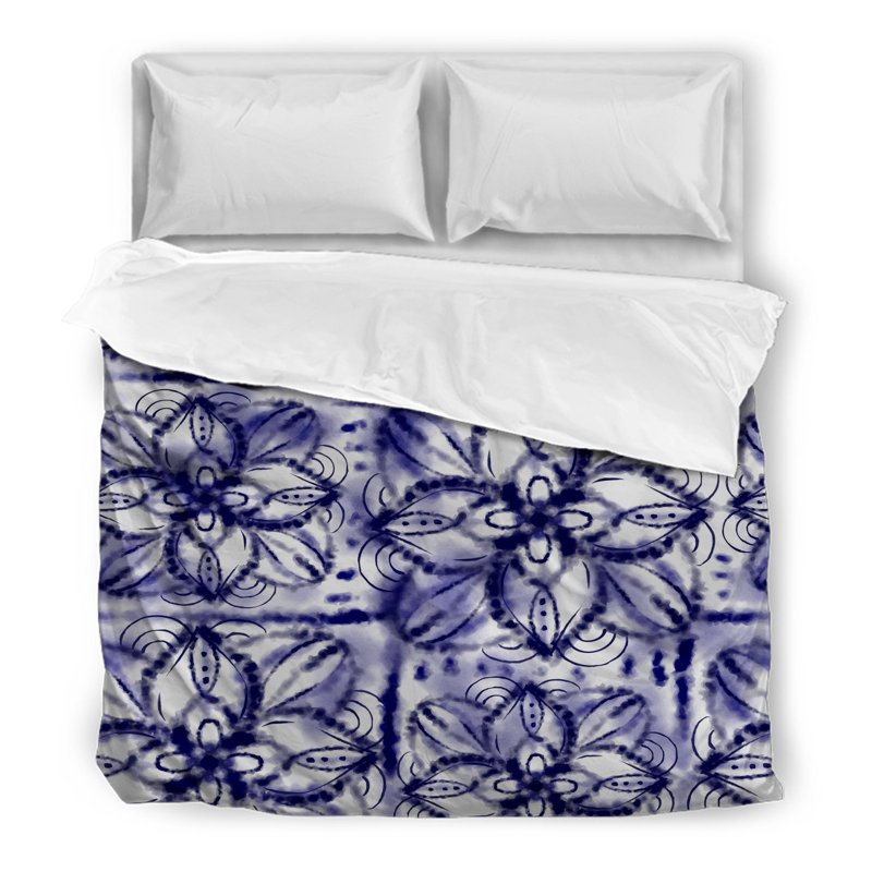 Polyester Striped and Plaid Comforter Set, Twin Comforter + 1 Pillowcase