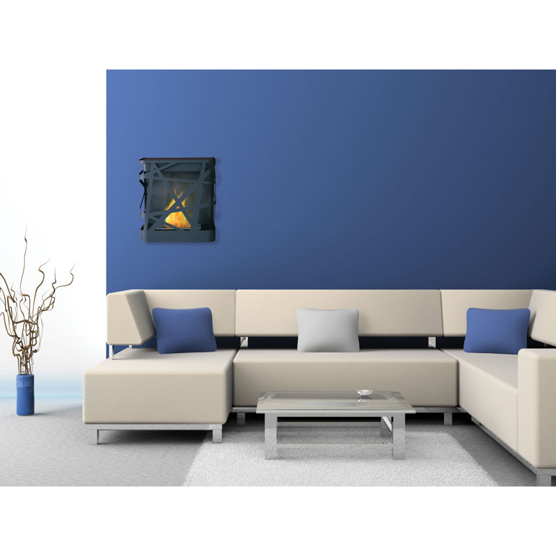Atticus Belfry Heating 55cm W Black Bio-Ethanol Fireplace