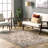 Rippeon Vintage Medallion Power Loom Performance Brown Rug-561815516