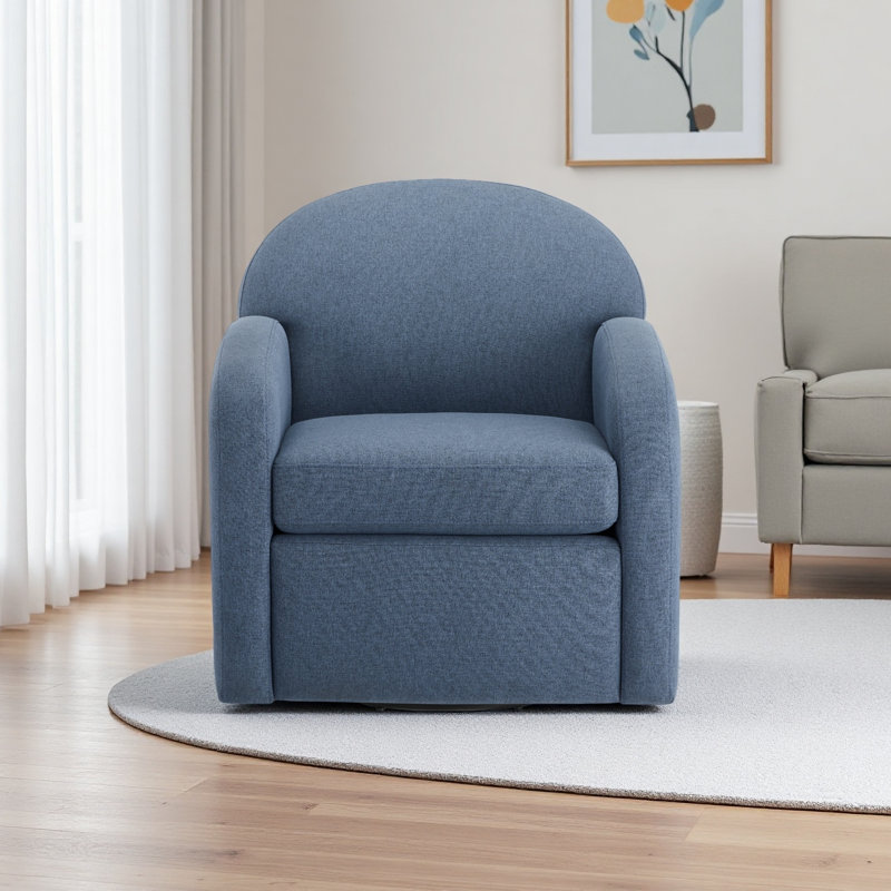Chaise pivotante, Bleu