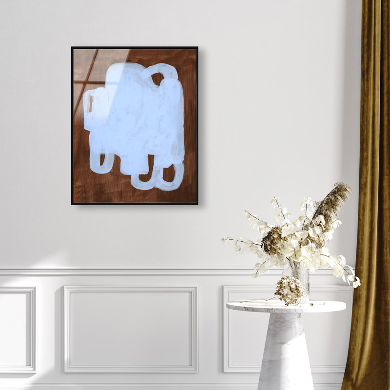 Santana IV High-Gloss Frameless Acrylic Glass Wall Art Abstract Print by Oliver Gal, Ready to Hang, 16 x 20, 31"H x 25"W