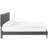 Macie Platform Bed with Round Splayed Legs-539380996-539380999
