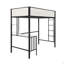 Twin Loft Bed With Desk & Shelves