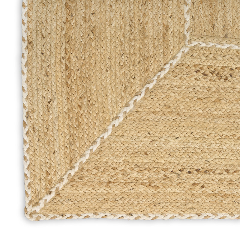 Sokolowski  Natural Farmhouse Indoor Rug, Rectangle 5' x 7'