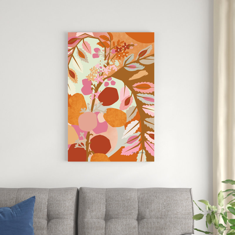 «Lemon Plum Tree» par Megan Gallagher - impression sur toile tendue, H 36 po x l 24 po x P 1,25 po