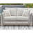 Breshae 58.5'' Wide Straight Loveseat with Cushions