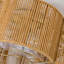Ventilateur de plafond cage en forme de fleur 19,7 po avec abat-jour en tissu, ensemble d'éclairage et télécommande Boho