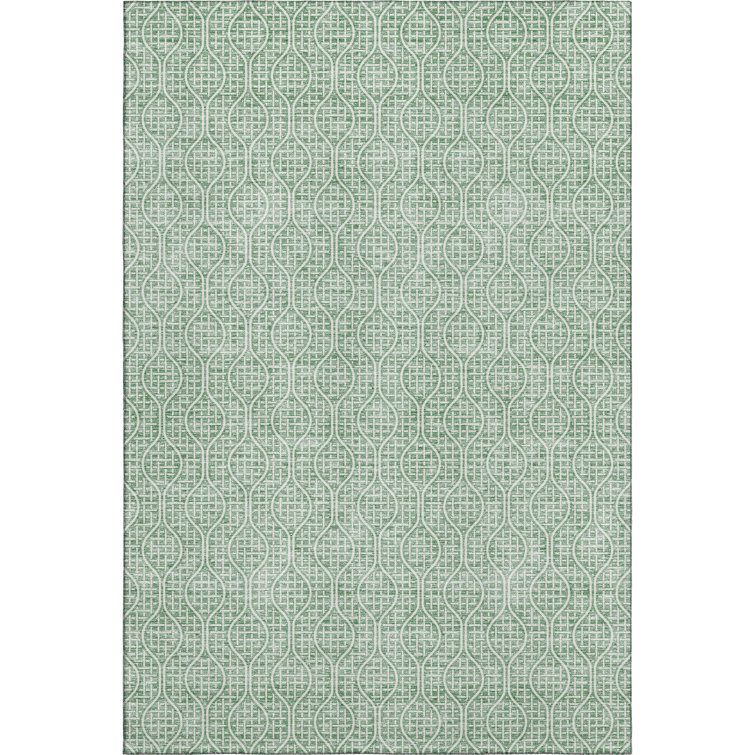 Premium Machine Washable Prisco Sage Rug
