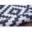 Tapis marocain en treillis intérieur/extérieur bleu/blanc Deckland-1624259992