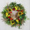 Handcrafted Faux Mixed Assortment Foam 24'' Wreath