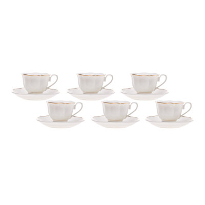 Karaca Margaret Porcelain Espresso Turkish Coffee Cup, 80ml, Multi