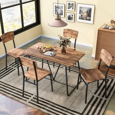 Loken 4 - Person Dining Set