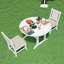 Chaise d'appoint de patio avec coussin-53450336