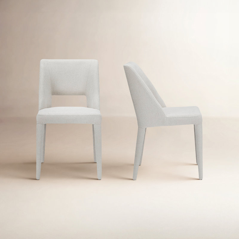 Joyce Dining Chair Light Brown-Set of Two, Beige