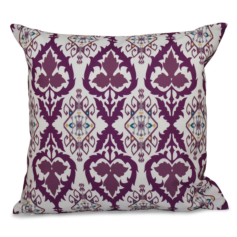 Housse et insert de coussin carré Happy Hippy, H 20 po x l 20 po, Mauve