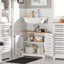 Gusti 60cm Single Bathroom Vanity Base Only in White