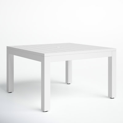Camela 47.95'' Aluminum Outdoor Dining Table