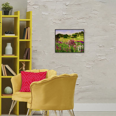 Promised Vibrant Scenery Framed Giclee, design by Lee Ann Zirbes