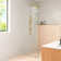 Solaris 30 in. x 78 in. Fully Frameless Radius Single Fixed Shower Panel