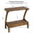 End Table Set Of 2, Solid Wood 2-tier Sofa Side Table