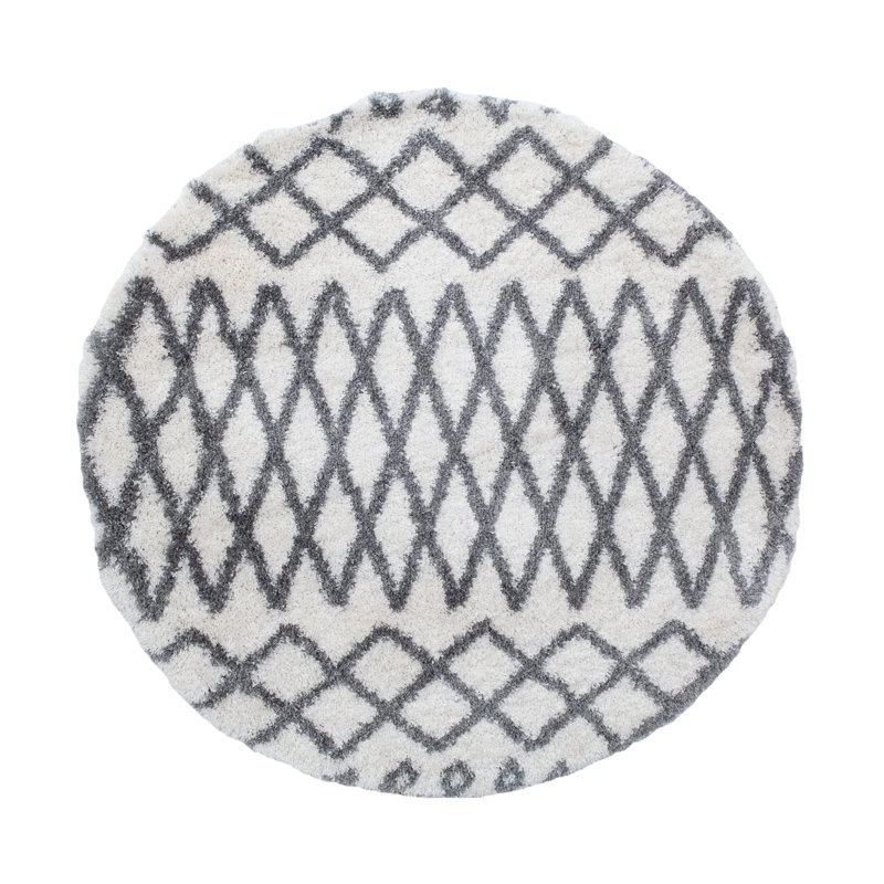 Blakeley Geometric Indoor Rug, Round 5'3"