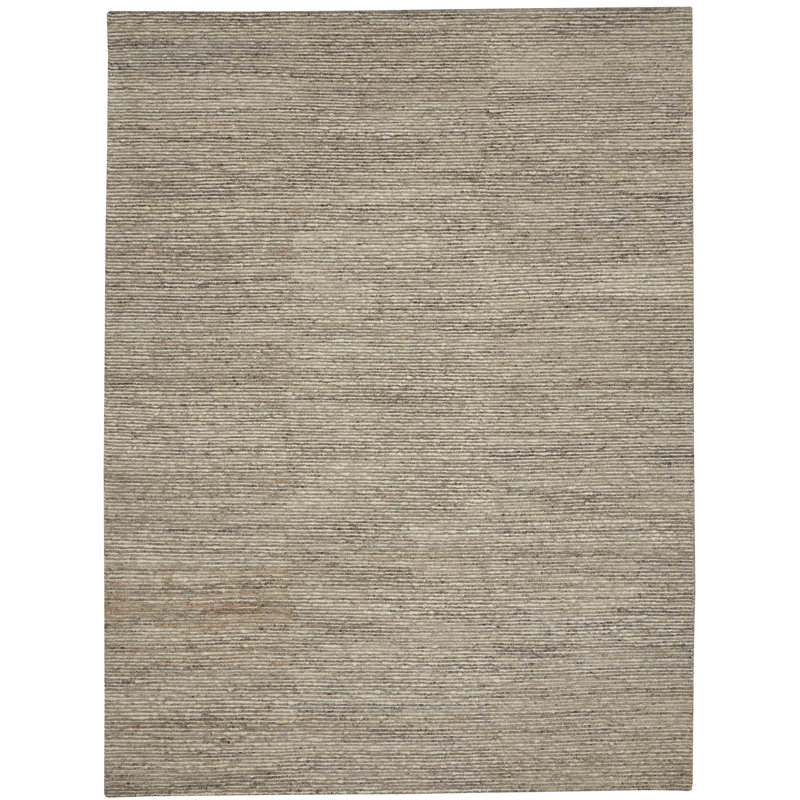 Kathmandu Area Rug in Gray/Charcoal, Rectangle 10' x 14'