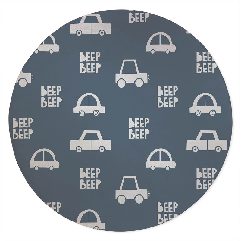Tapis de jeu Beep Kids, Bleu / Ivoire